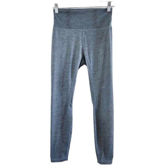 𝅺ZYIA ACTIVE Blue Python Snake Print Leggings H. - Picture 6 of 16